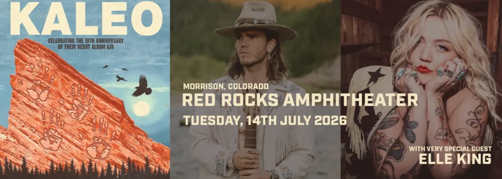Kaleo & Elle King at Red Rocks Amphitheatre